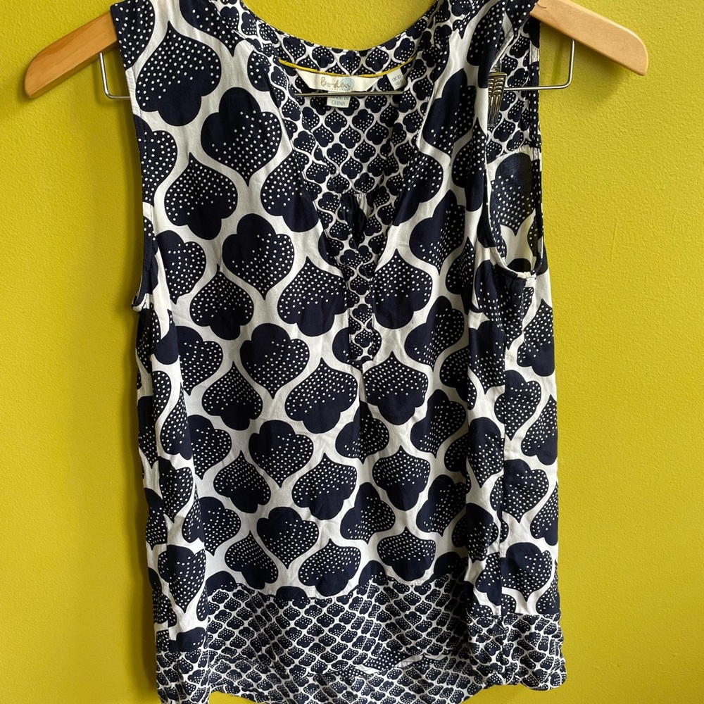 Woman’s Boden viscose summer top size 6 light and airy perfect for summer